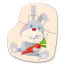 4 erste Puzzles - Tierkinder