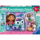 Spielzeit mit Gabby - 3x49 Teile Gabbys Dollhouse Puzzle