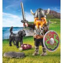 Wikinger mit Wachhund