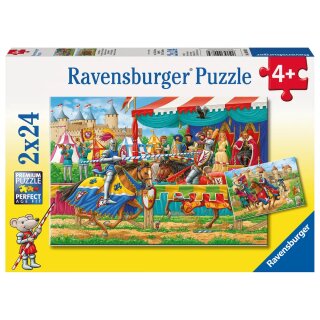 Puzzle Bei den Rittern 2 x 24 Teile