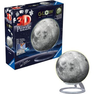 3D Puzzle Ball Mond Glow in the Dark
