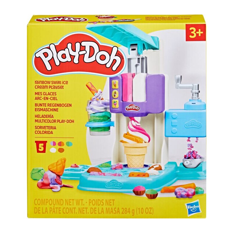 Kitchen Creations Drizzy Ice Cream Playset Featuring Drizzle Compound & 6 Non Toxic Colors