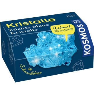 Blaue Kristalle selbst züchten