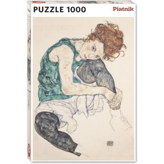 Schiele - Sitzende Frau mit hochgezogenem Knie