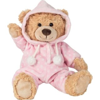 Schlafanzugbär rosa 30 cm