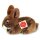 Hase sitzend braun 19 cm