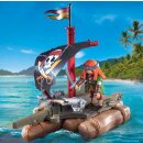 Schatzbergung auf Piratenfloss