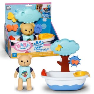 BABY born Splish Slalsh Badewanne mit Teddy