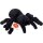 Spinne schwarz 16 cm