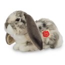 Widderkaninchen liegend grau-weiß 30 cm