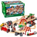 BRIO Straßen & Schienen Bahn Set Deluxe