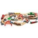 BRIO Straßen & Schienen Bahn Set Deluxe