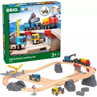 BRIO Straßen & Schienen Steinverlade Set