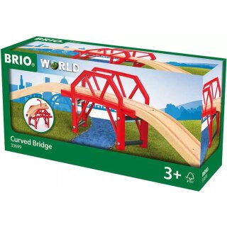 Bahnbrücke mit Auffahrten