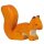 Eichhörnchen, stehend, orange