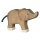 Elefant, klein, Rüssel hoch