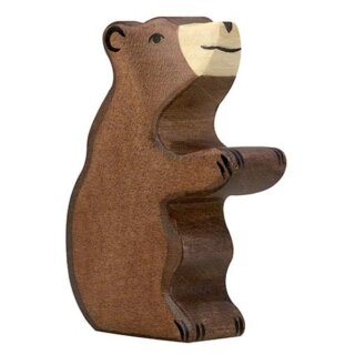 Braunbär, klein, sitzend