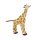 Giraffe, klein, fressend
