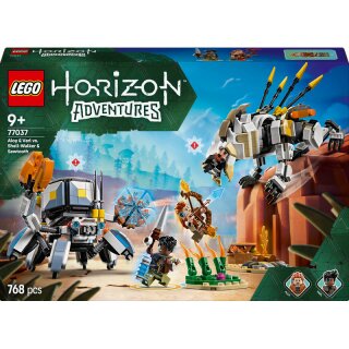 Aloy und Varl vs. Panzerwanderer und Sägezahn