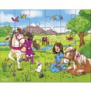 Puzzles Pferdefreundinnen