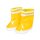 Puppen-Gummistiefel, gelb, Gr. 30-34 cm