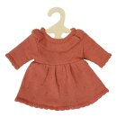 Puppen-Strickkleid aus 100 % Bio-Baumwolle, pfirsich, Gr....