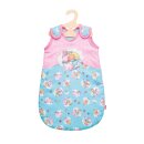 Puppen-Schlafsack Einhorn Emil & Fee Emma, Gr. 28-35 cm