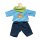 Puppen-Jeans mit Streifenshirt, Gr. 35-45 cm