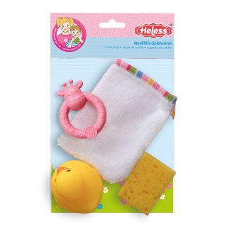 Waschhandschuh mit Zubehör