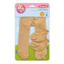Puppen-Strumpfhose mit Söckchen, gold, Gr. 35-45 cm