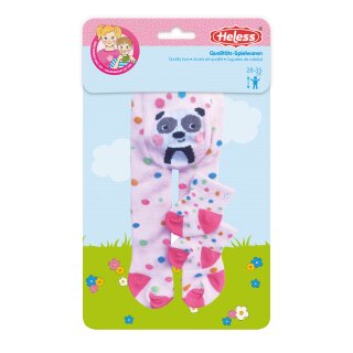 Puppen-Strumpfhose mit Söckchen "Lustige Tiere", 3-fach sortiert, Gr. 28-35 cm