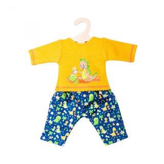 Puppen-Strickpullover mit Hose Dino, Gr. 28-35 cm