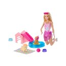 Barbie Puppy Pool Party - Aloha Blonde
