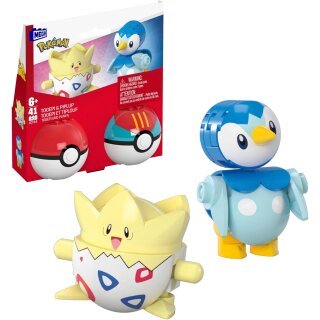 MEGA Pokémon 2er Pokéball Set - Plinfa und Togepi