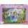 Prinzessin mit Einhorn und Schloss