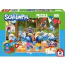 Verschlumpfte Party, 100 Teile, mit Add-on (2 Figuren)