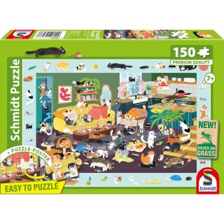 Lustiges Katzen-Gewimmel