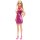 Barbie Fashionistas-Puppe in rosa Metallic-Minikleid mit herzförmiger Aussparung