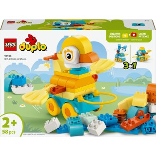 Tiere auf Rädern 3-in-1-Set