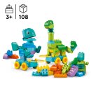 Dinos auf Rädern 3-in-1-Set