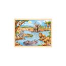 Einlegepuzzle afrikanische Savanne