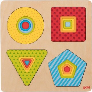Schichtenpuzzle Formen