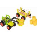 Frontlader mit Heuwagen