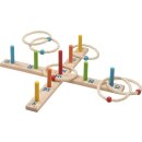 Ringwurfspiel mit 6 Sisalringen