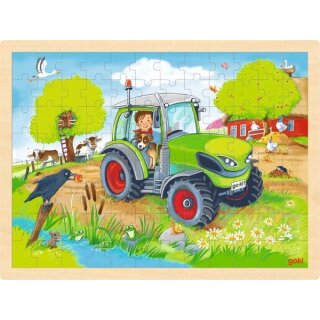 Einlegepuzzle Traktor