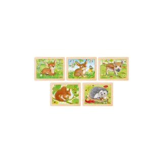 Einlegepuzzle Waldtiere