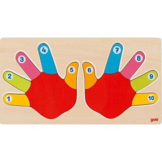 Einlegepuzzle Hände