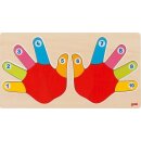 Einlegepuzzle Hände