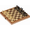 Schachspiel in Holzklappkassette