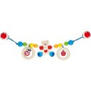 Kinderwagenkette Herzbär mit Clips
